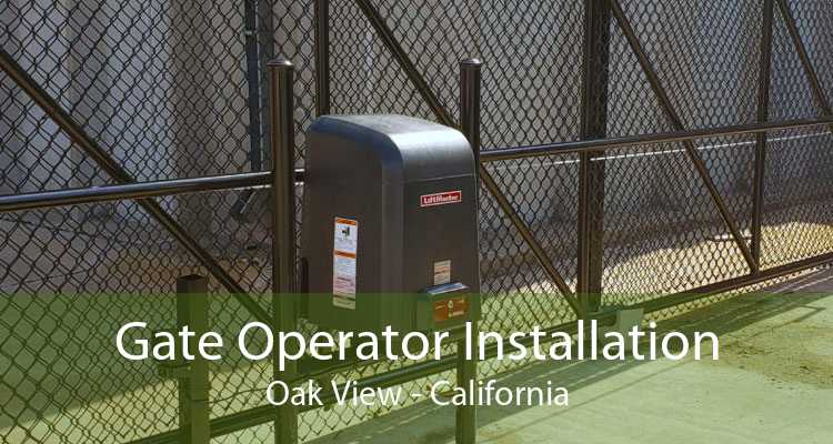 Gate Operator Installation Oak View - California